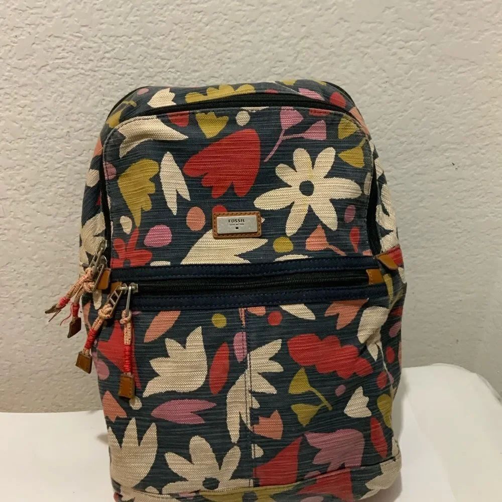 Fossil Blake Abstract Floral backpack multicolor - Picture 2 of 15